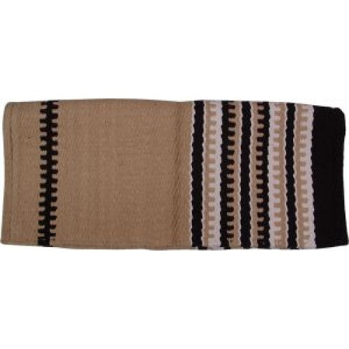 Saddle Blanket Brown and Cream