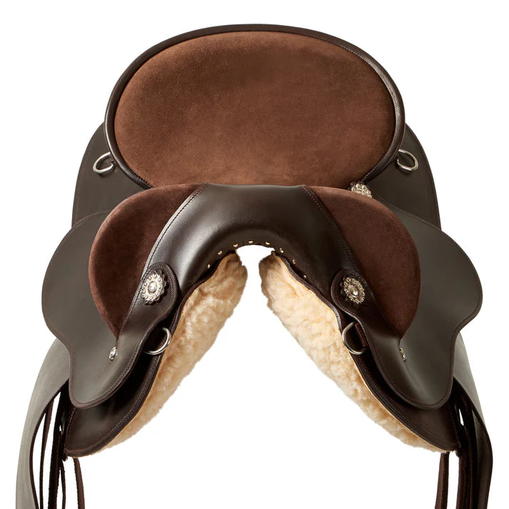 Syd Hill Premium Half Breed Leather Stock Saddle Non Adjustable Tree