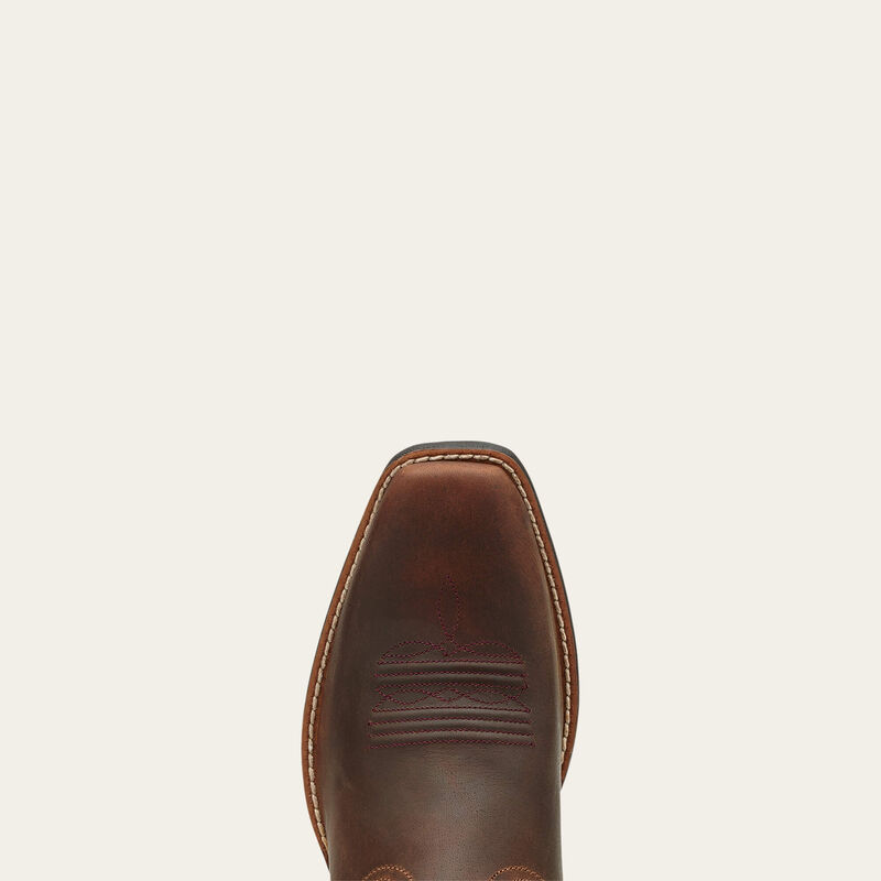 Ariat Wms Round Up Square Toe Powder Brown - Mothers Day Sale