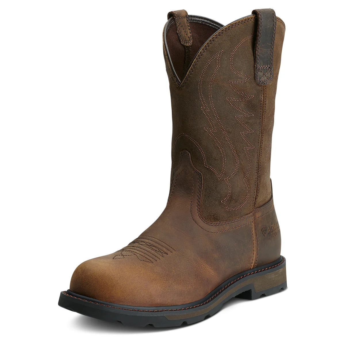 Ariat Mns Groundbreaker Steel Toe Brown