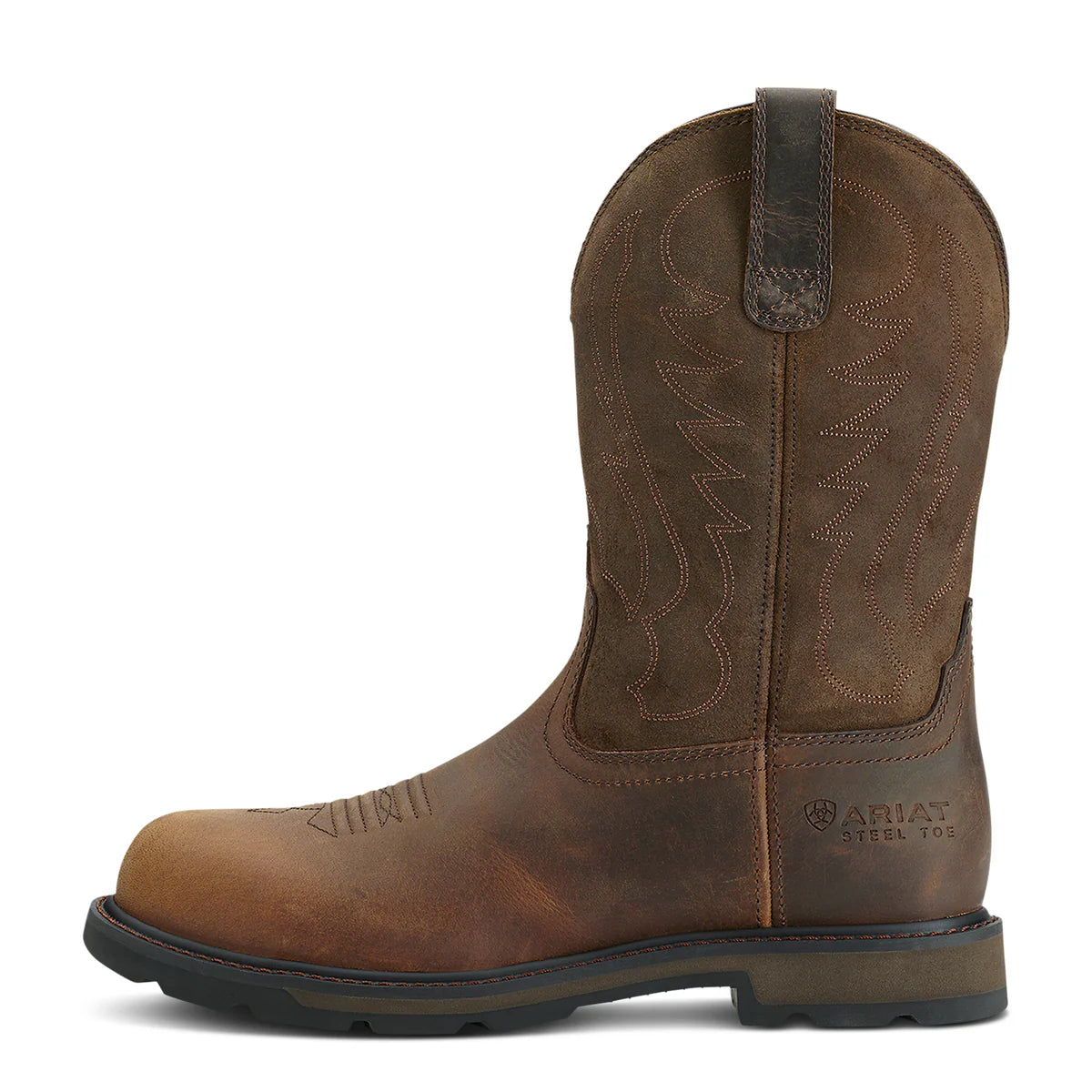 Ariat Mns Groundbreaker Steel Toe Brown