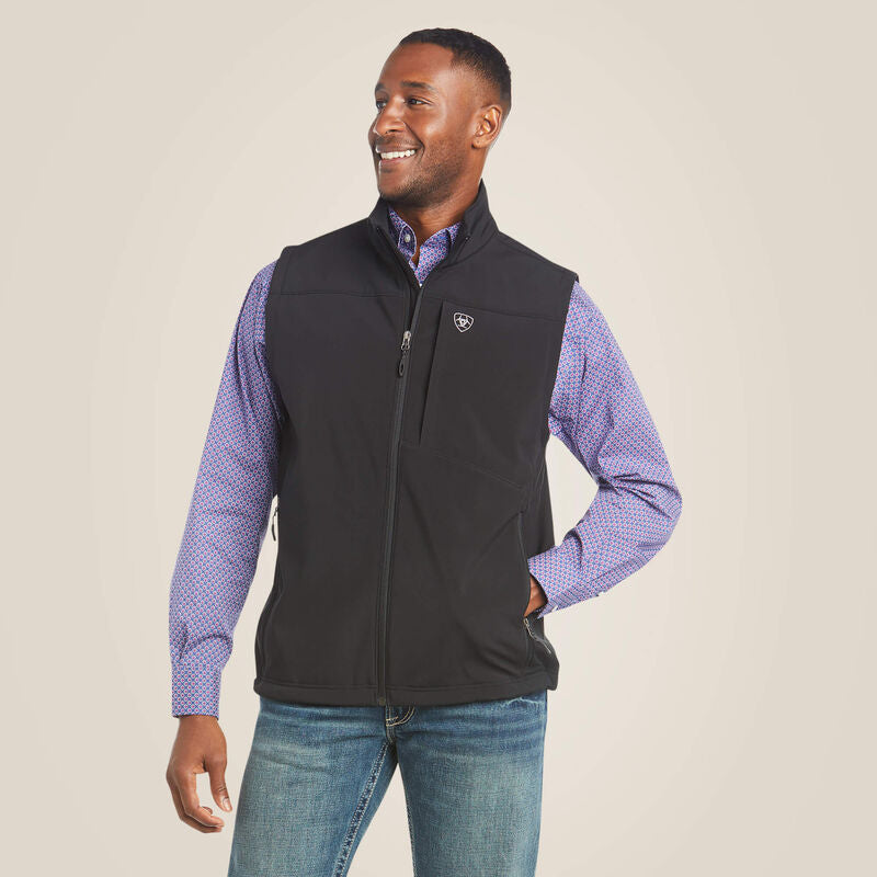 Ariat Mns Vernon 2.0 Softshell Vest Black Winter Clearance