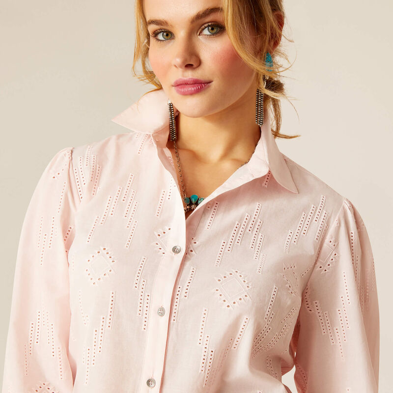 Ariat Wms Romantic Shirt Icy Pink