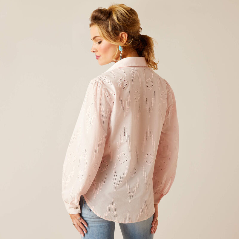 Ariat Wms Romantic Shirt Icy Pink