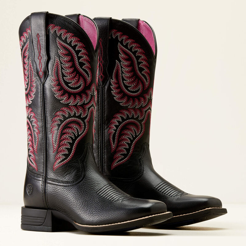 Ariat Wms Cattle Caite Stretchfit Black Deertan/Madison Avenue - Boxing Day Sales