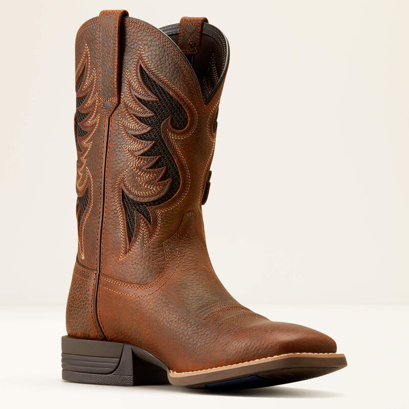 Ariat Mns Cowpuncher Venttek Brown Oiled Rowdy - Boxing Day Sales