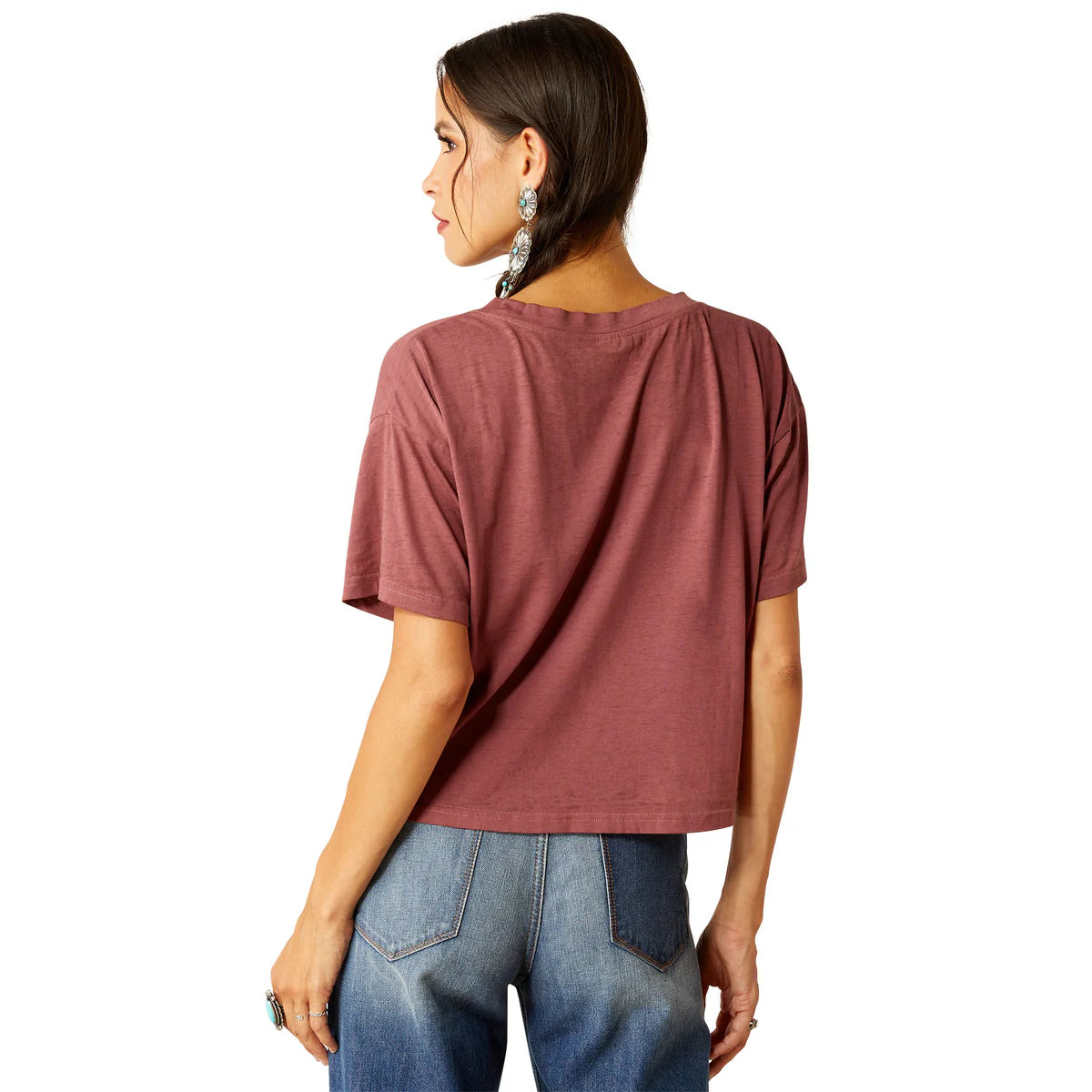 Airat Wms Buffalo Territory Cropped SS Tee Wild Ginger