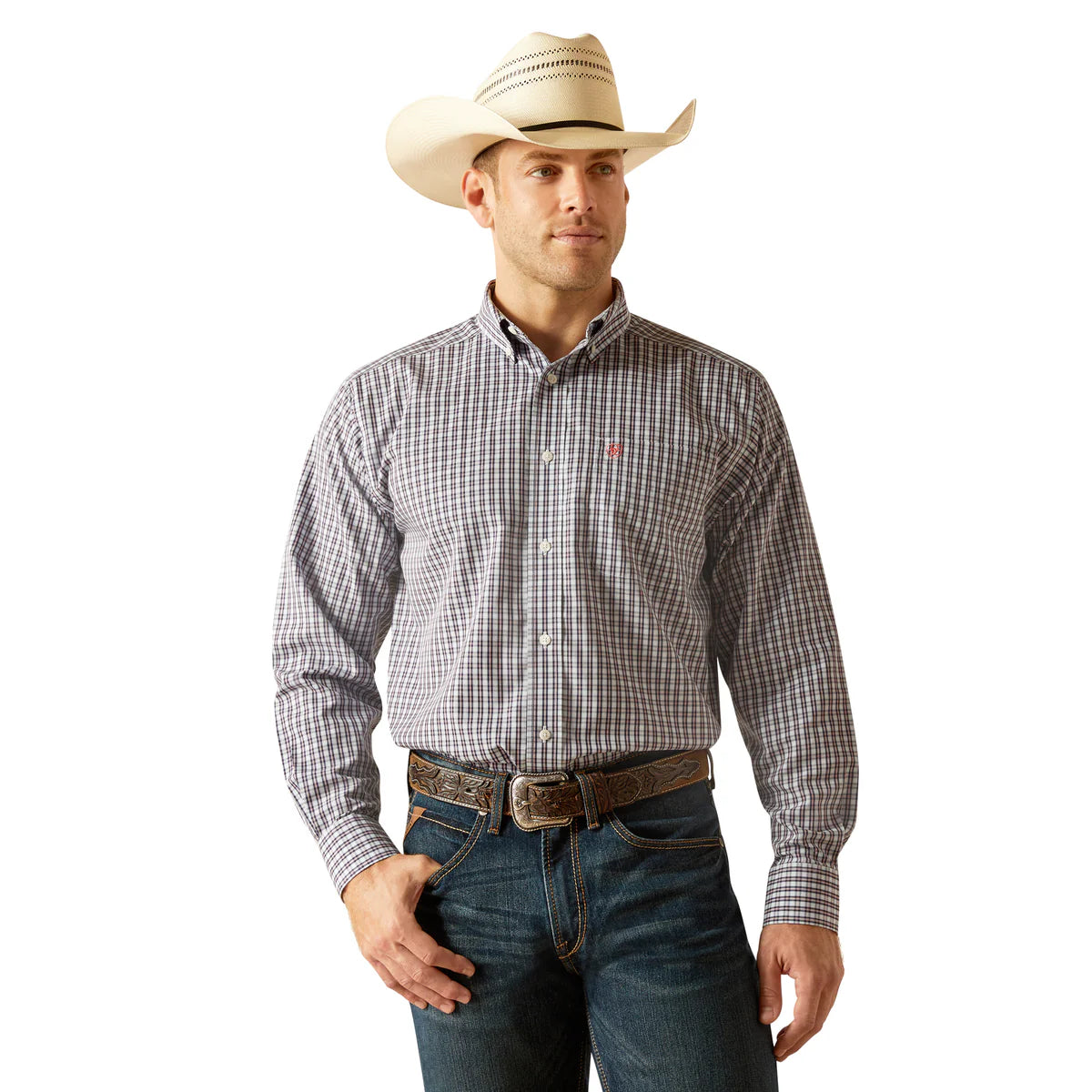 Ariat Mns WF Walker LS Shirt Skyway