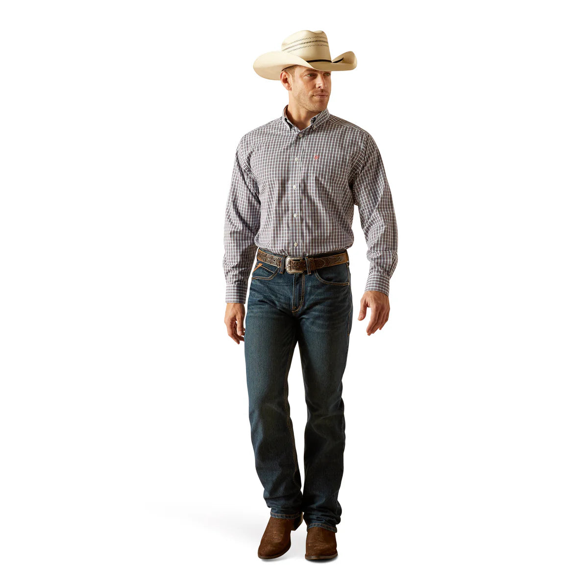 Ariat Mns WF Walker LS Shirt Skyway