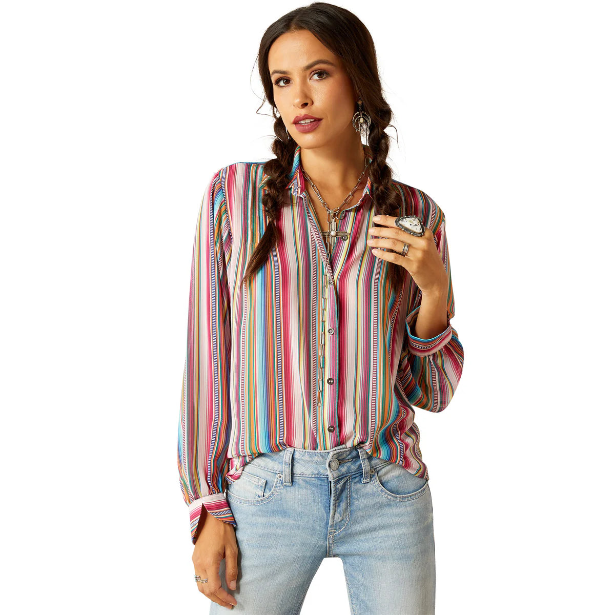 Ariat Wms Naran Shirt Serape