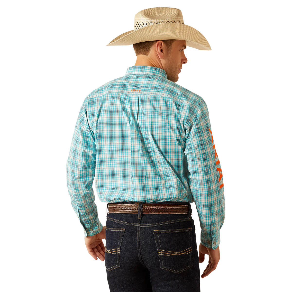 Ariat Mns Pro Team Vincent LS Shirt Turquoise