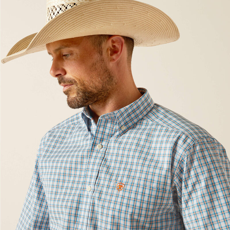 Ariat Mns Pro Richard SS Shirt Blue