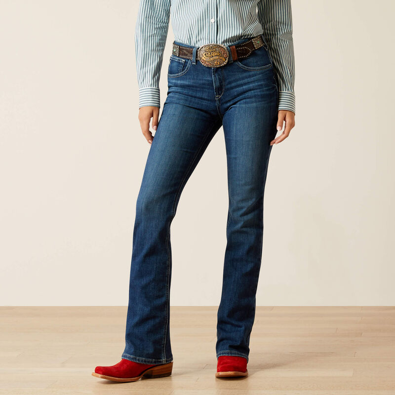 Ariat Wms High Rise Boot Cut Lydia Portland