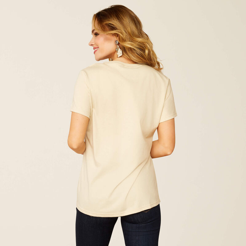 Ariat Wms Saguro Modern SS Tee Charcoal