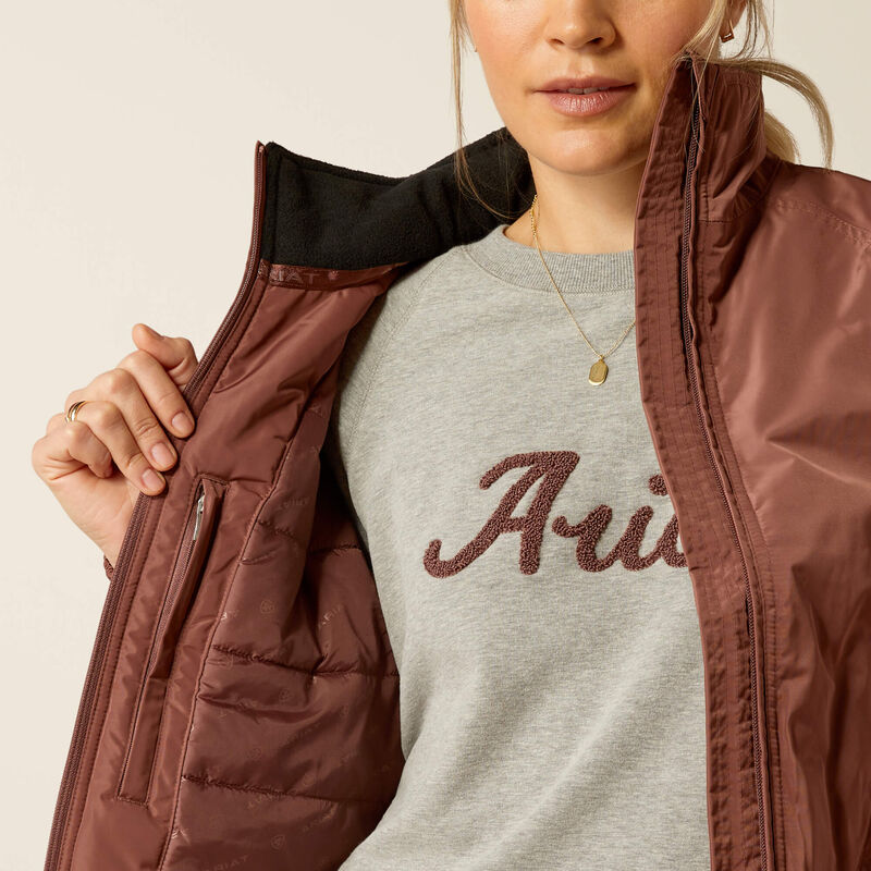 Ariat Wms Stable Insulated Jacket Marron