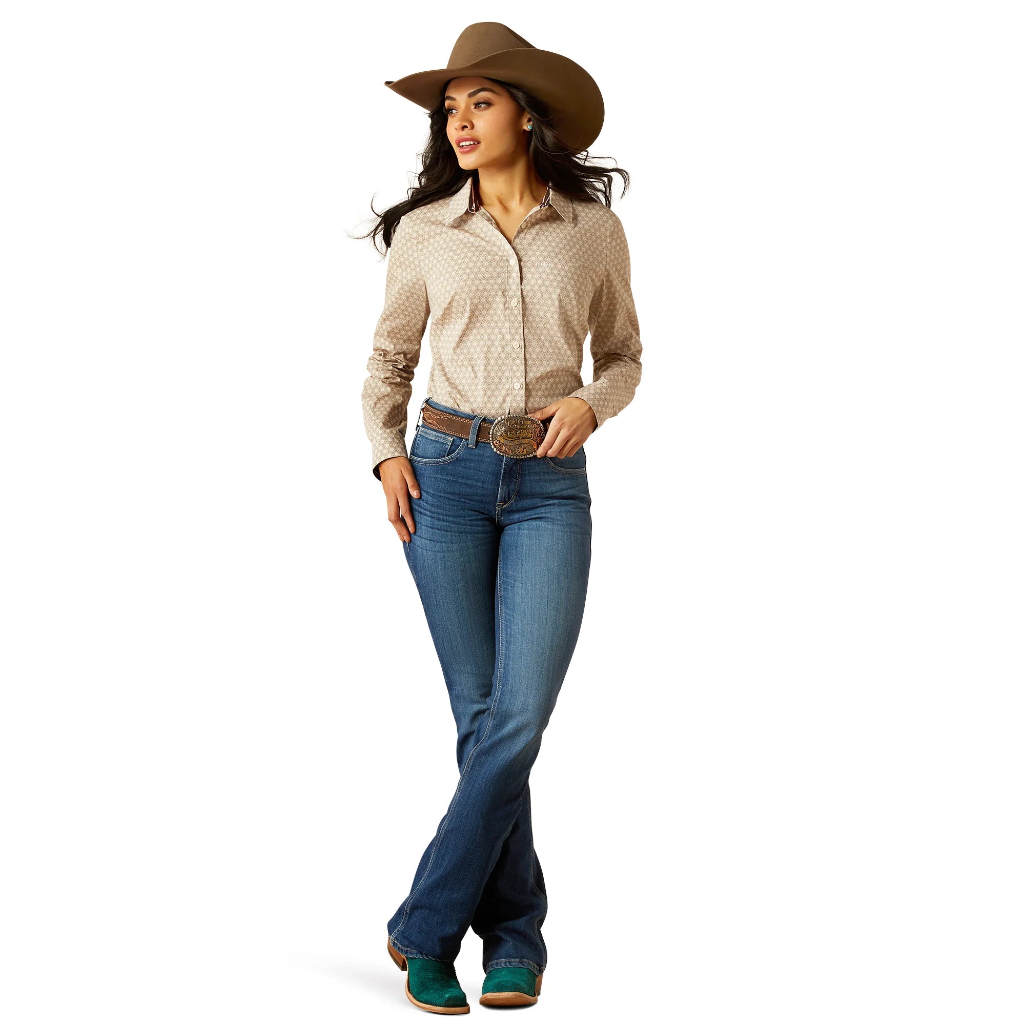 Ariat Wms High Rise Boot Cut Jessica Athena