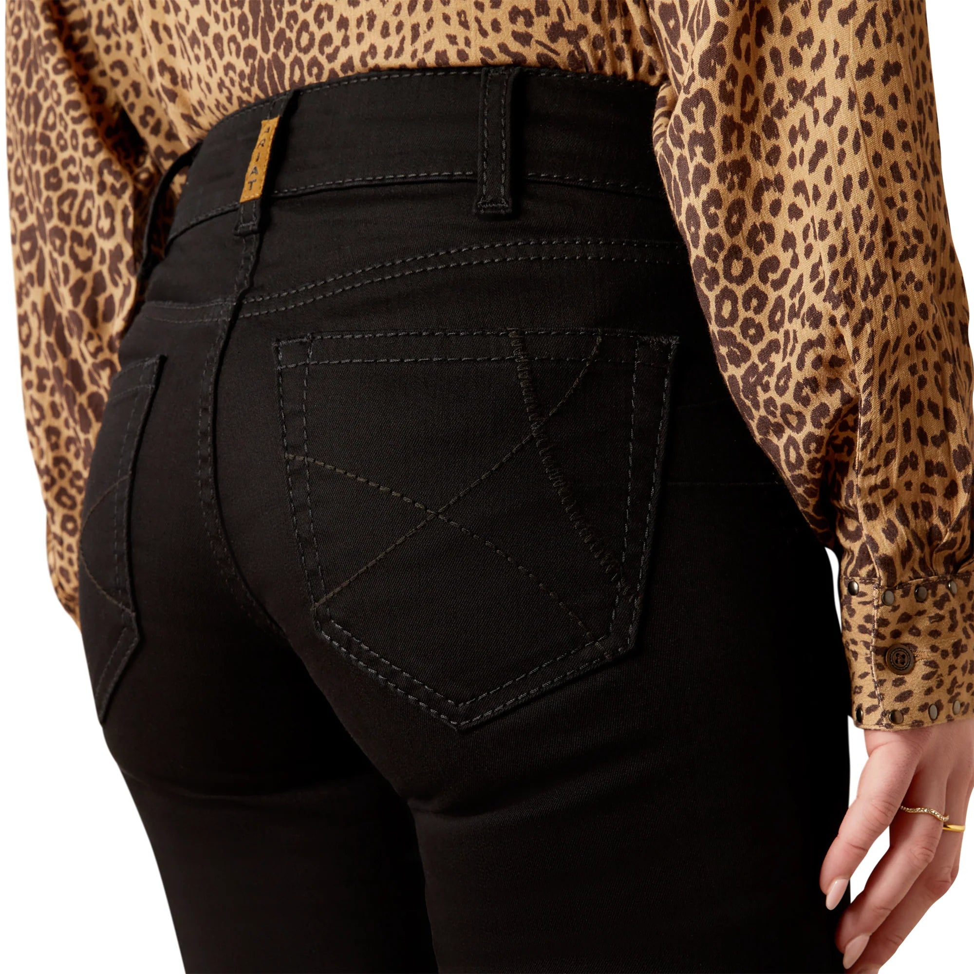 Ariat Wms Perfect Rise Boot Cut Ella Black