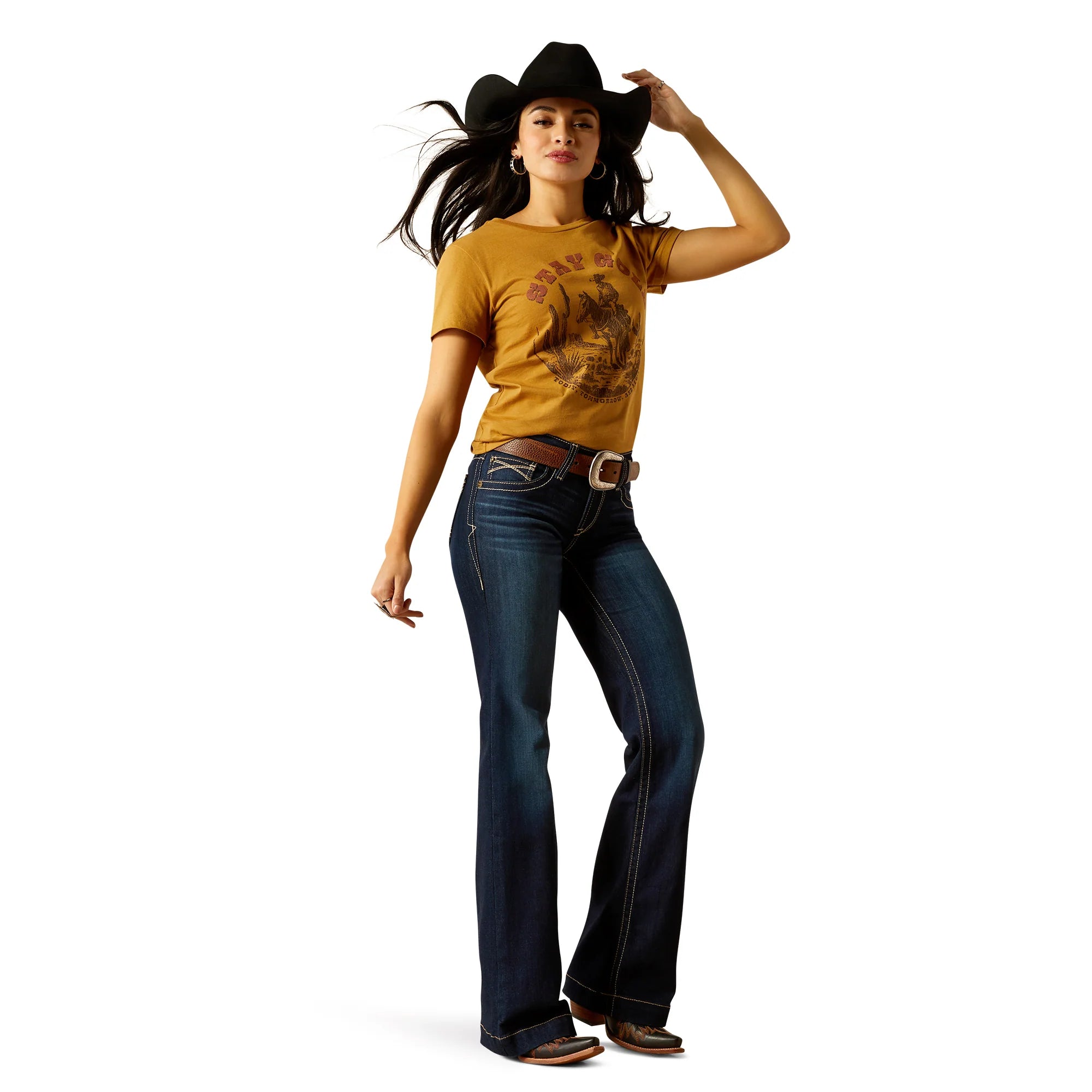 Ariat Wms Mid Rise Trouser Lizzie Pennsylvannia
