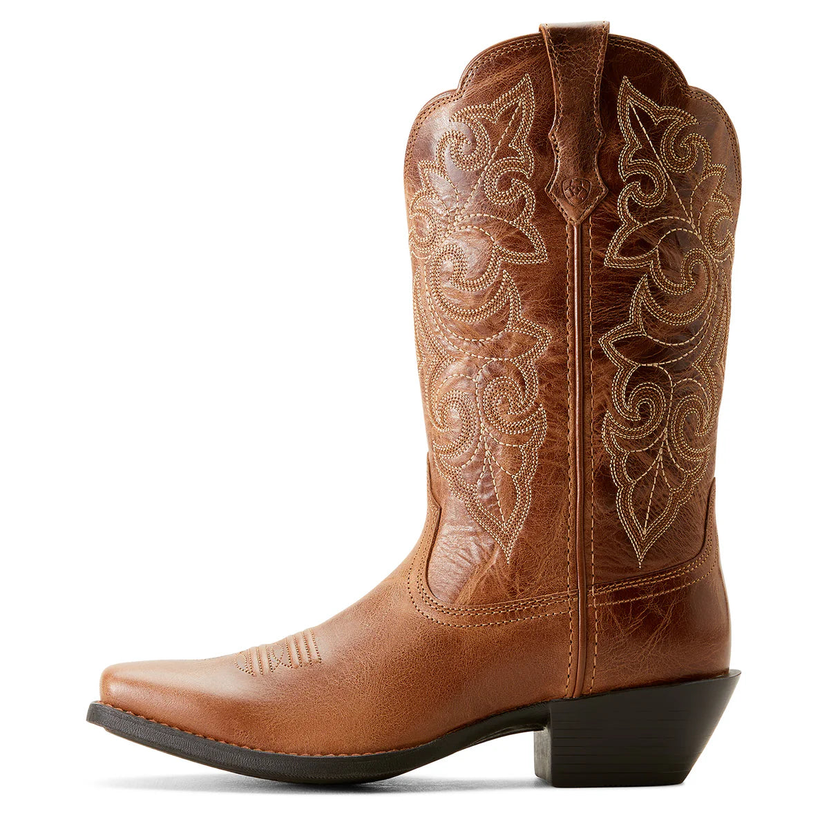 Ariat Wms Round Up Square Toe Ready Russet - Christmas Clearance