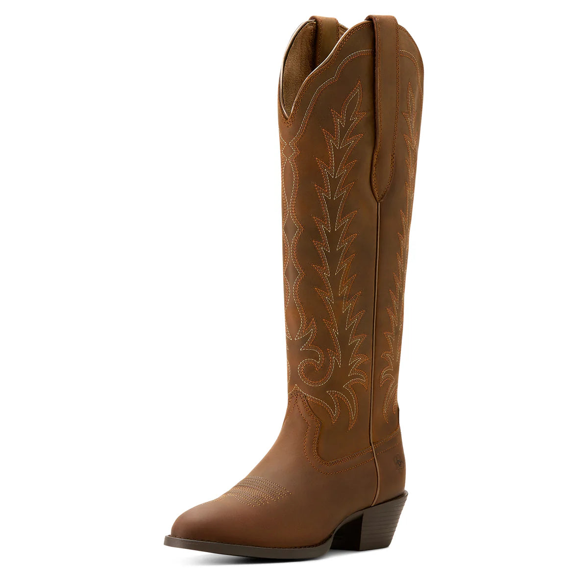 Ariat Wms Heritage R Toe Tall Stretchfit Distressed Brown