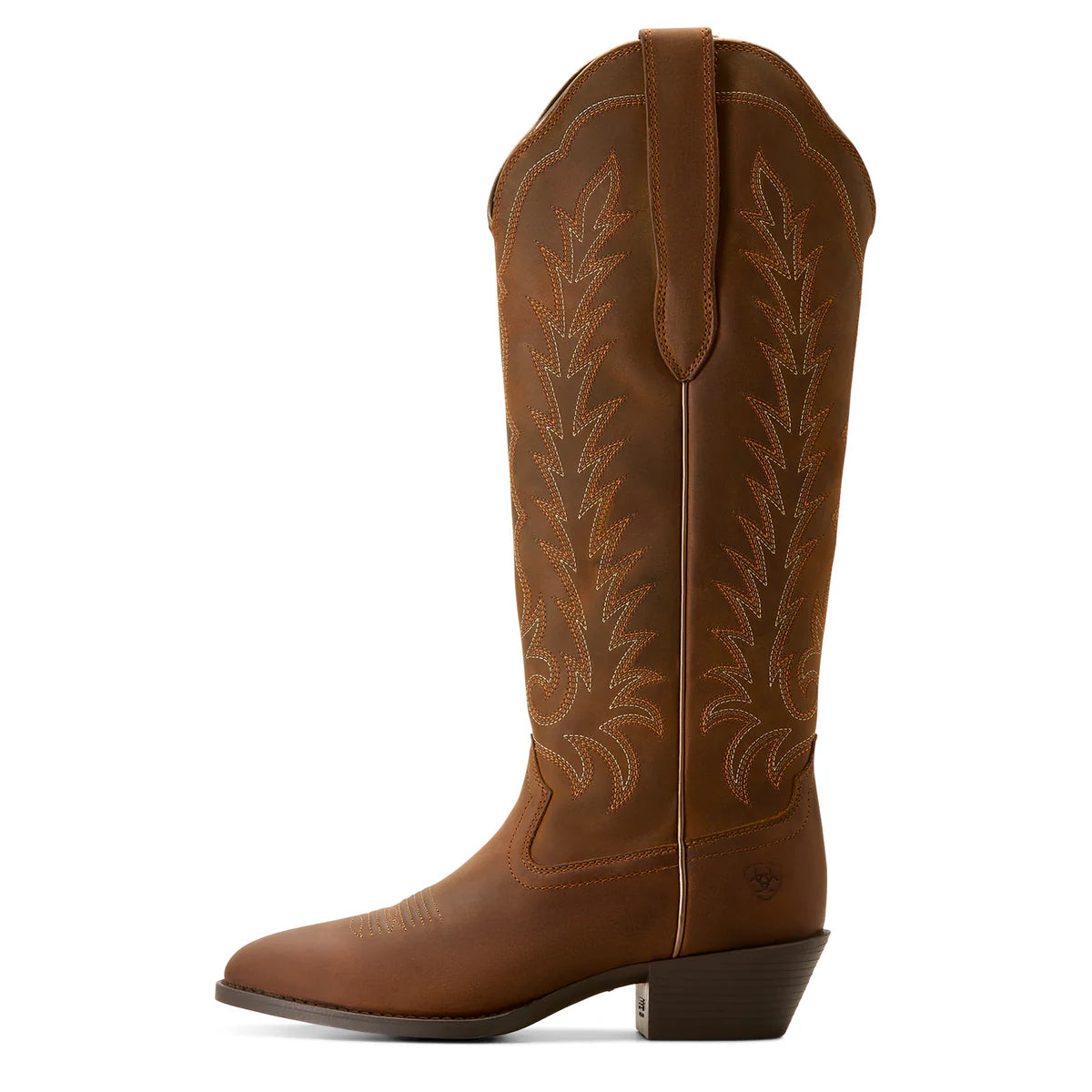 Ariat Wms Heritage R Toe Tall Stretchfit Distressed Brown