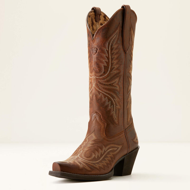 Ariat Wms Round Up Collins Rafter Tan