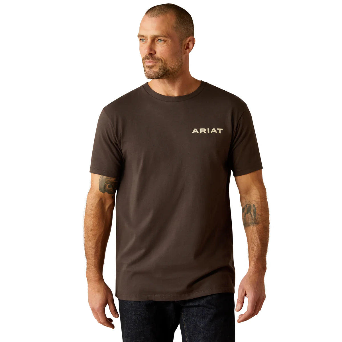 Ariat Mns Ambush Camo SS Tee Vintage Black