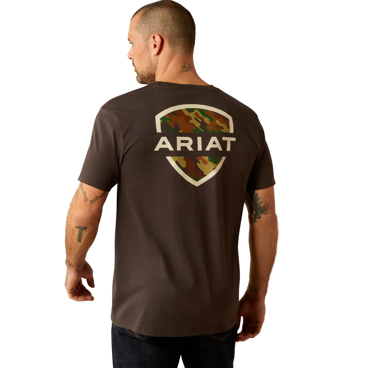 Ariat Mns Ambush Camo SS Tee Vintage Black