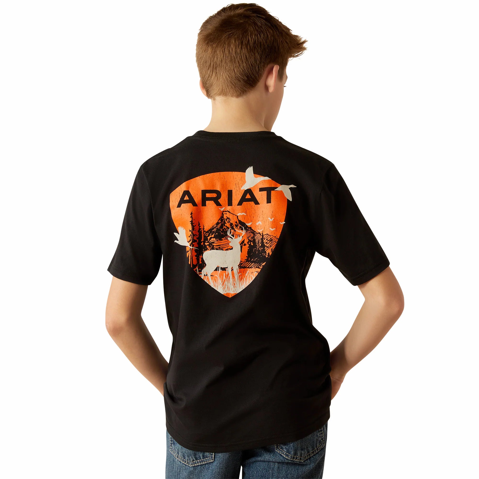Ariat Bys Outdoor Game SS Tee Black
