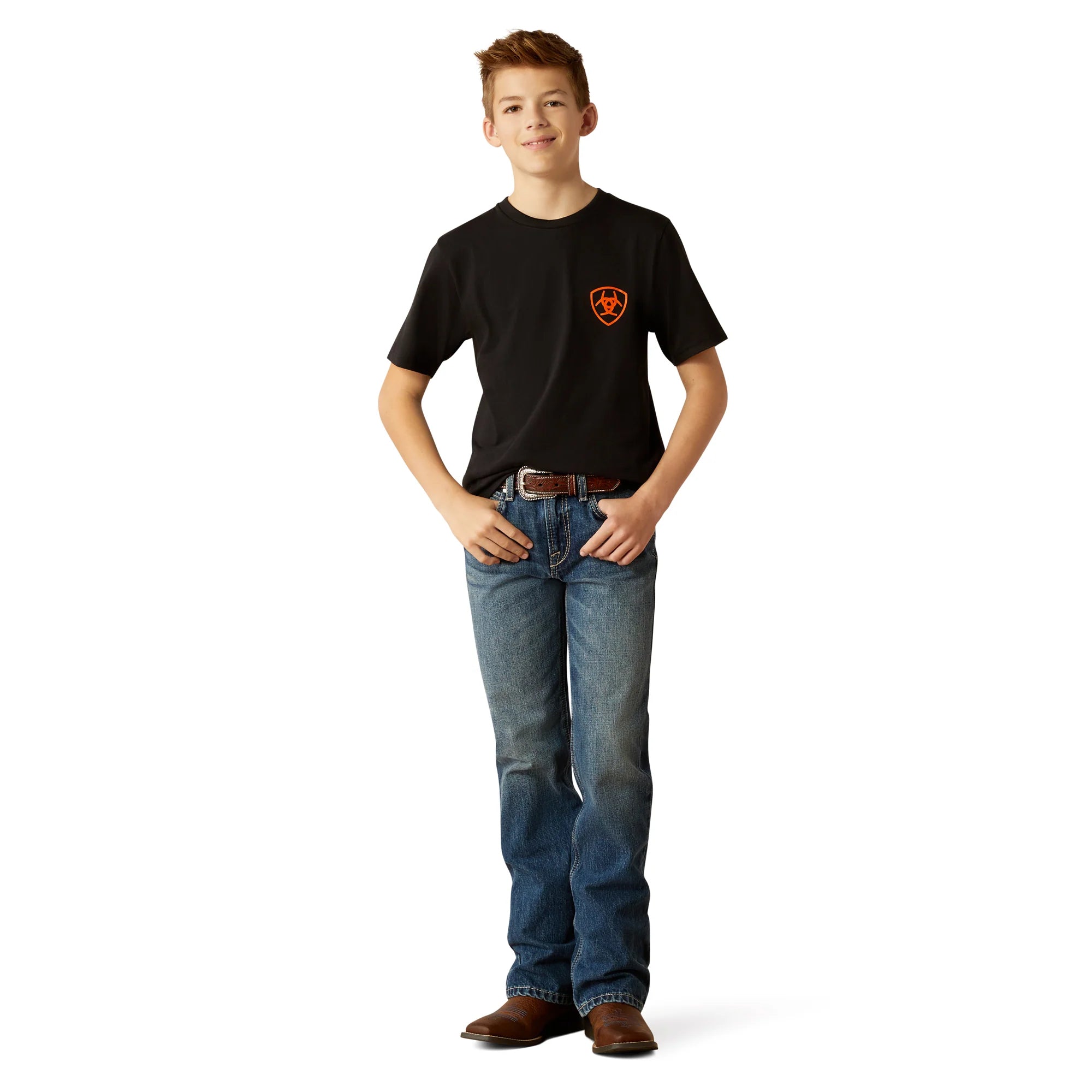 Ariat Bys Outdoor Game SS Tee Black