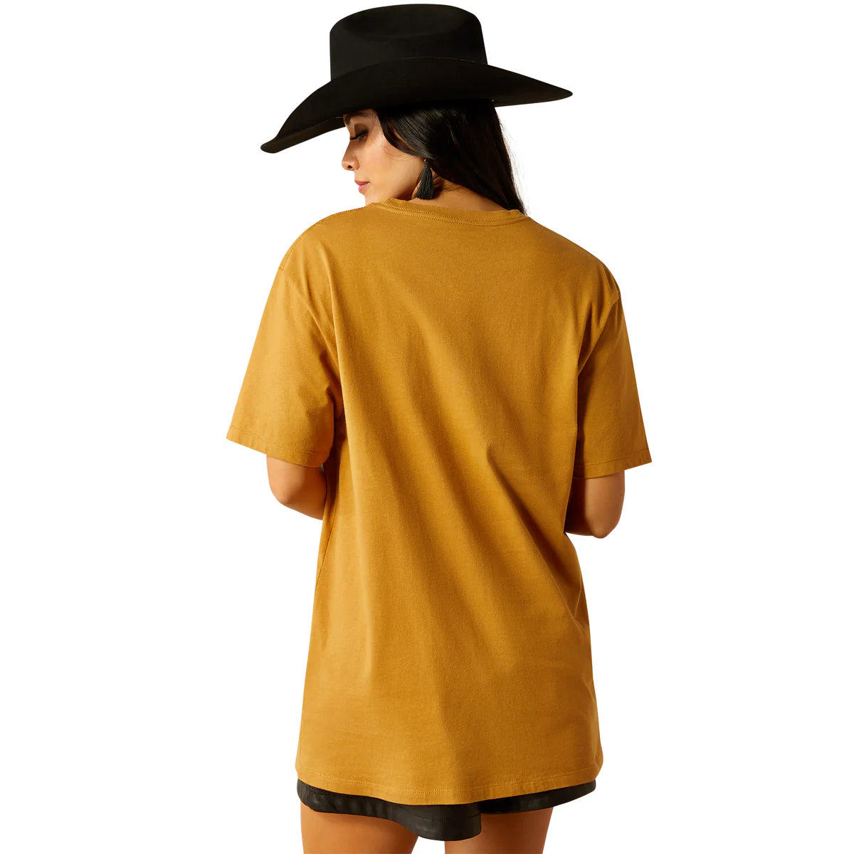 Ariat Wms Highlander SS Tee Harvest Gold