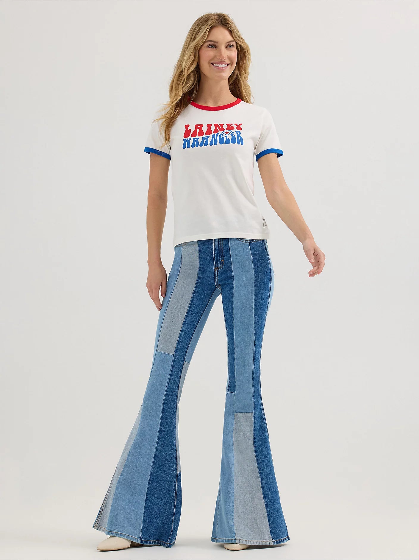 Wrangler X Lainey Wilson Wmns Lainey Slim Ringer Tee