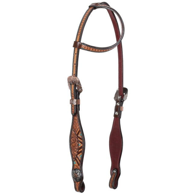 Showman Arrow Ridge One Ear Bridle and Breastplate Set