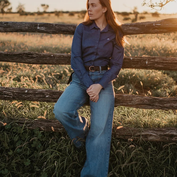 Reba Country Clothing - Denim Dark Gal