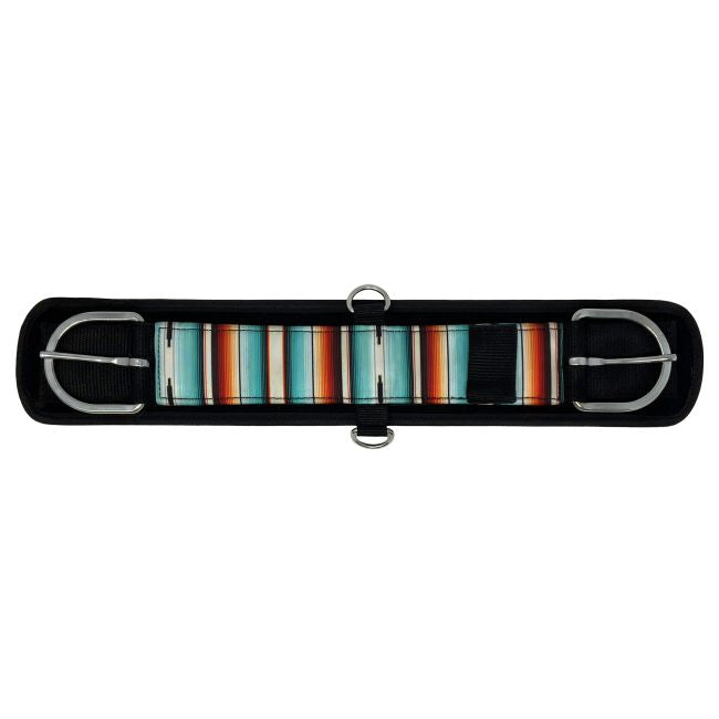 Showman Pony Size Teal Serape Neoprene Bottom Girth