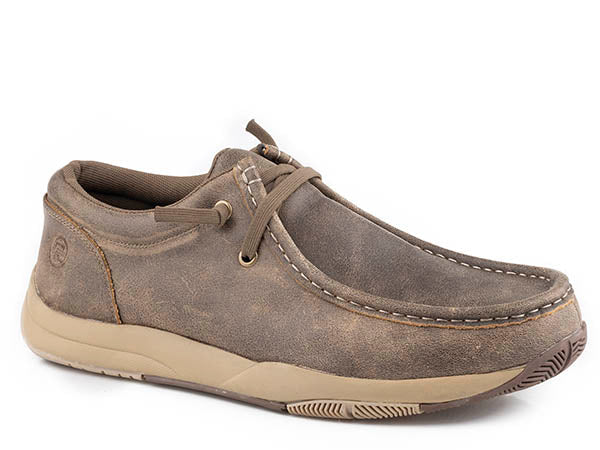 Roper Mns Clearcut Low Rustic Brown Leather - End of Summer Sale