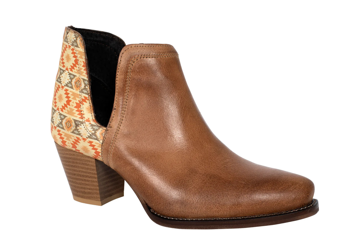 Roper Wms Rowdy Aztec Tan/Aztec Leather - Black Friday Sale