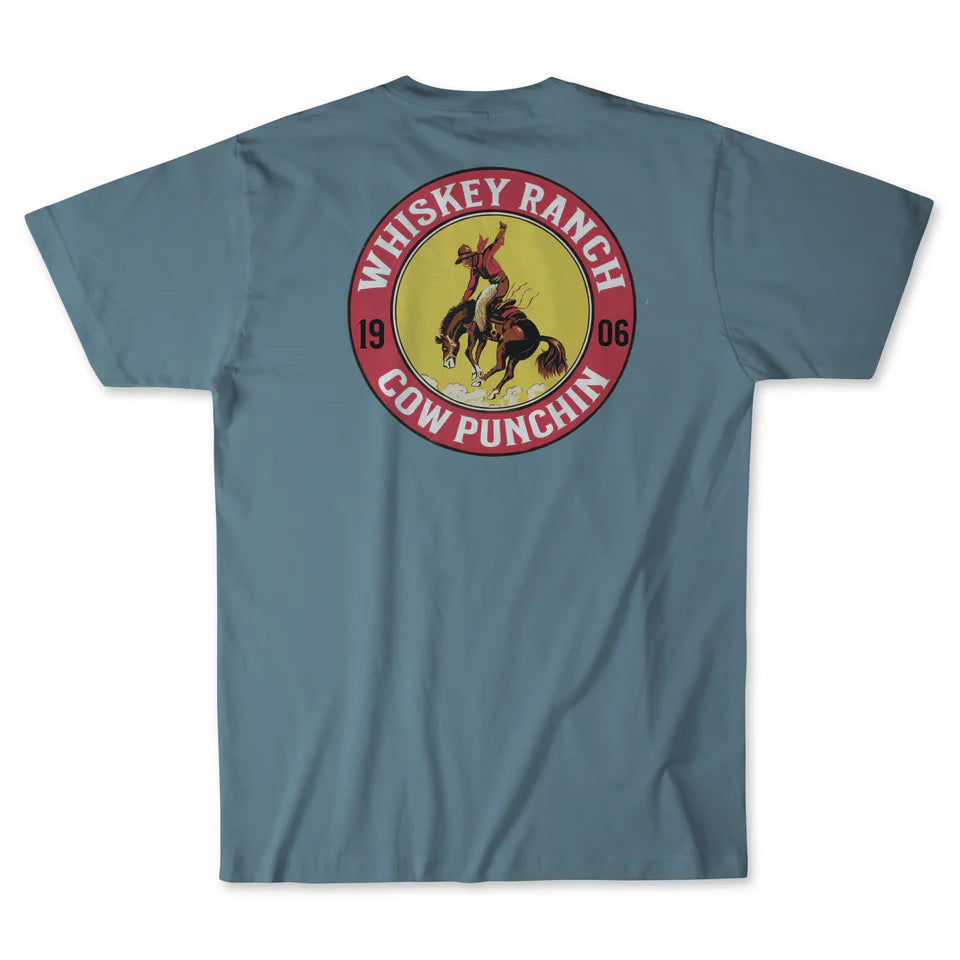 Whiskey Bent Cow Punchin Tee