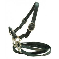 Cattle Halter Black Stainless Steel