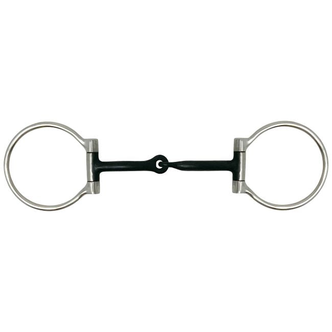 Showman Stainless Steel D Ring 5in Sweet Iron Mouth Snaffle Bit