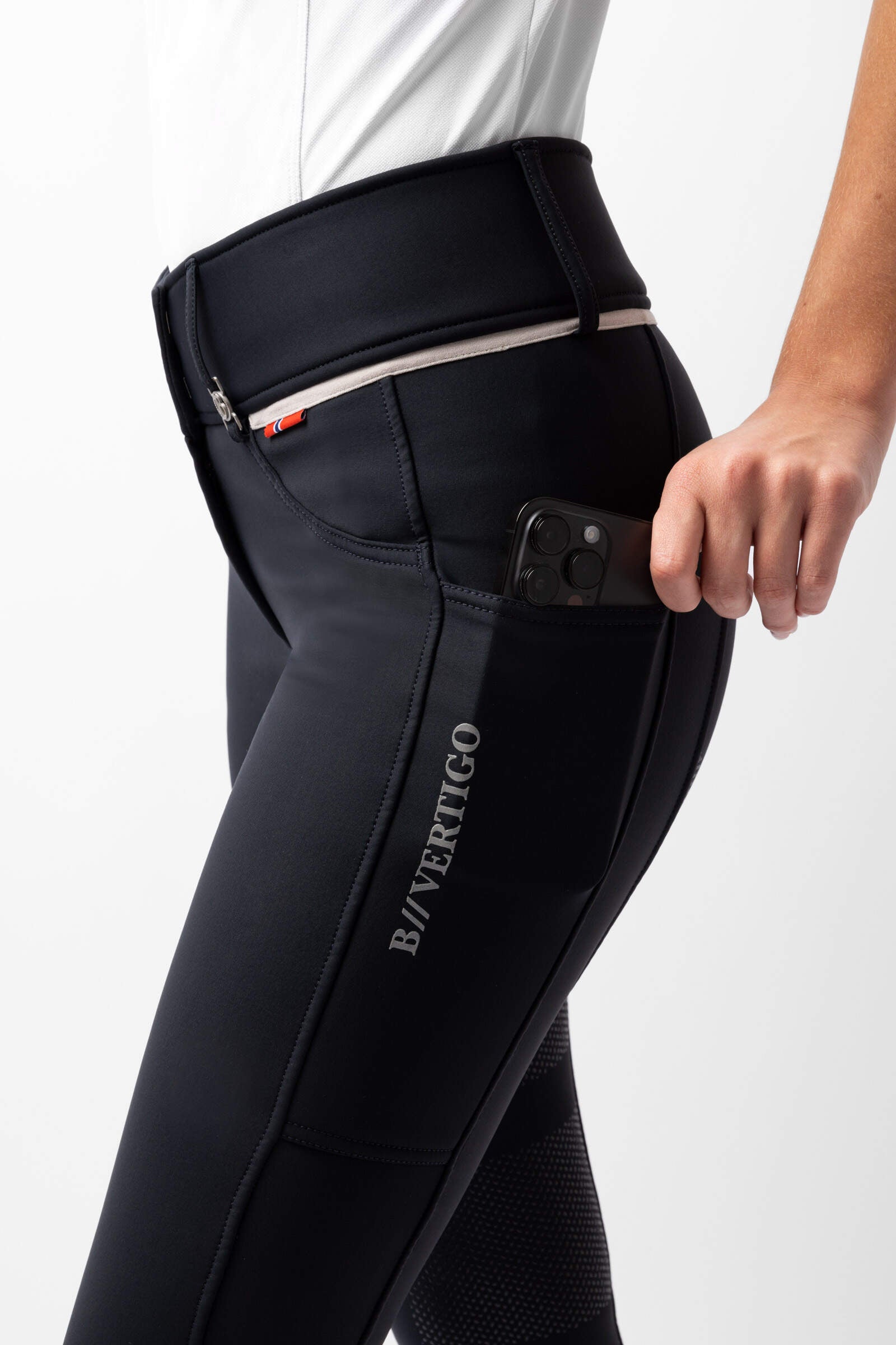 B Vertigo Elea Ladies Full Grip Breeches - Black Friday