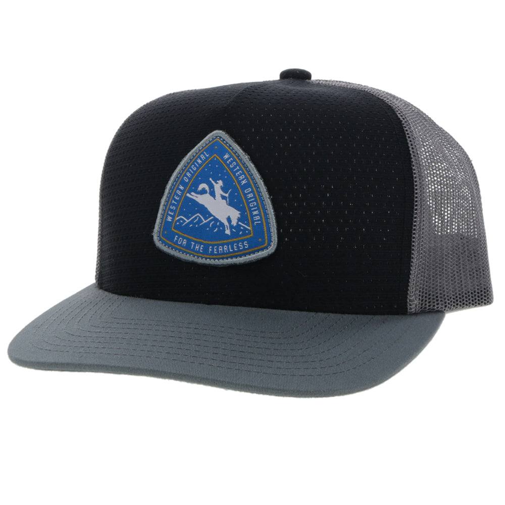 Hooey Summit Roughy Black Grey Trucker Cap