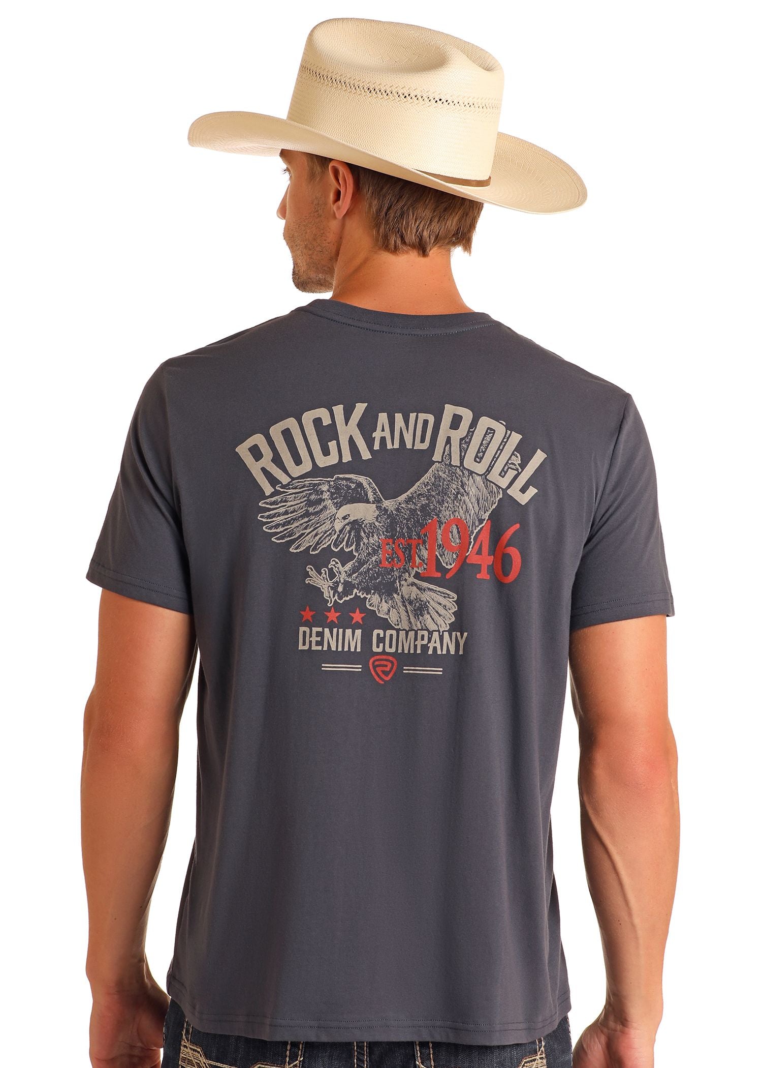 Rock and Roll Eagle Graphic Tee
