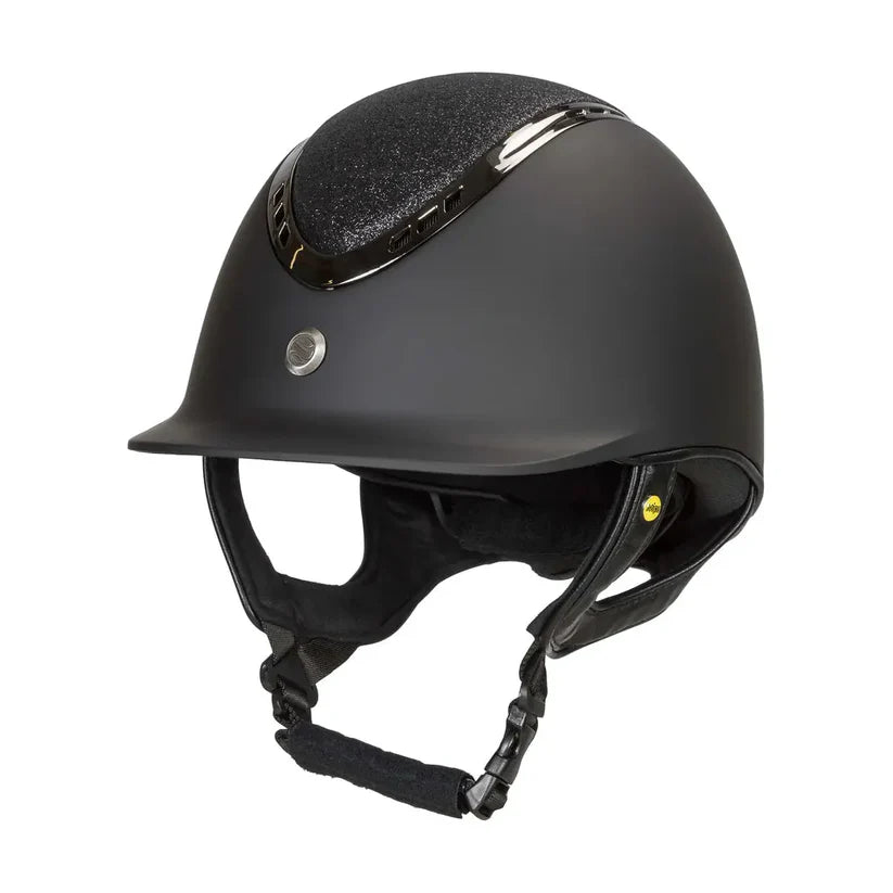 Back on Track EQ3 Pardus Smooth with Sparkle Sand Riding Helmet