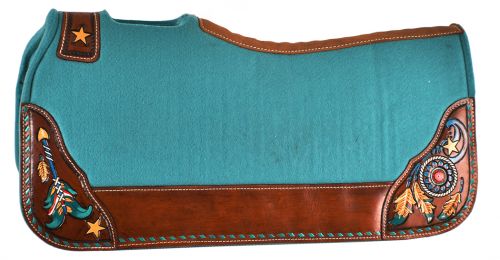 Showman 32in x 31in Heavy Duty Felt Saddle Pad with Dreamcatcher Design