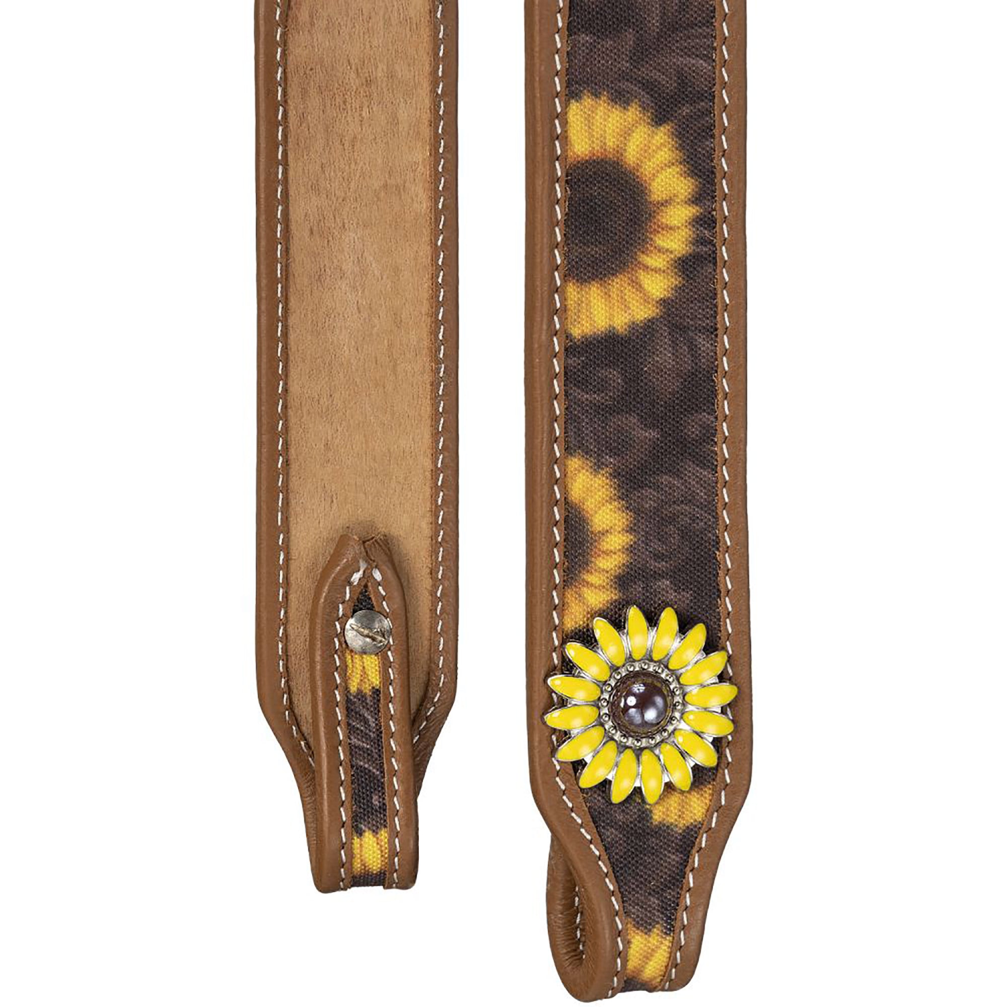 Silver Royal Sunflower Browband Bridle