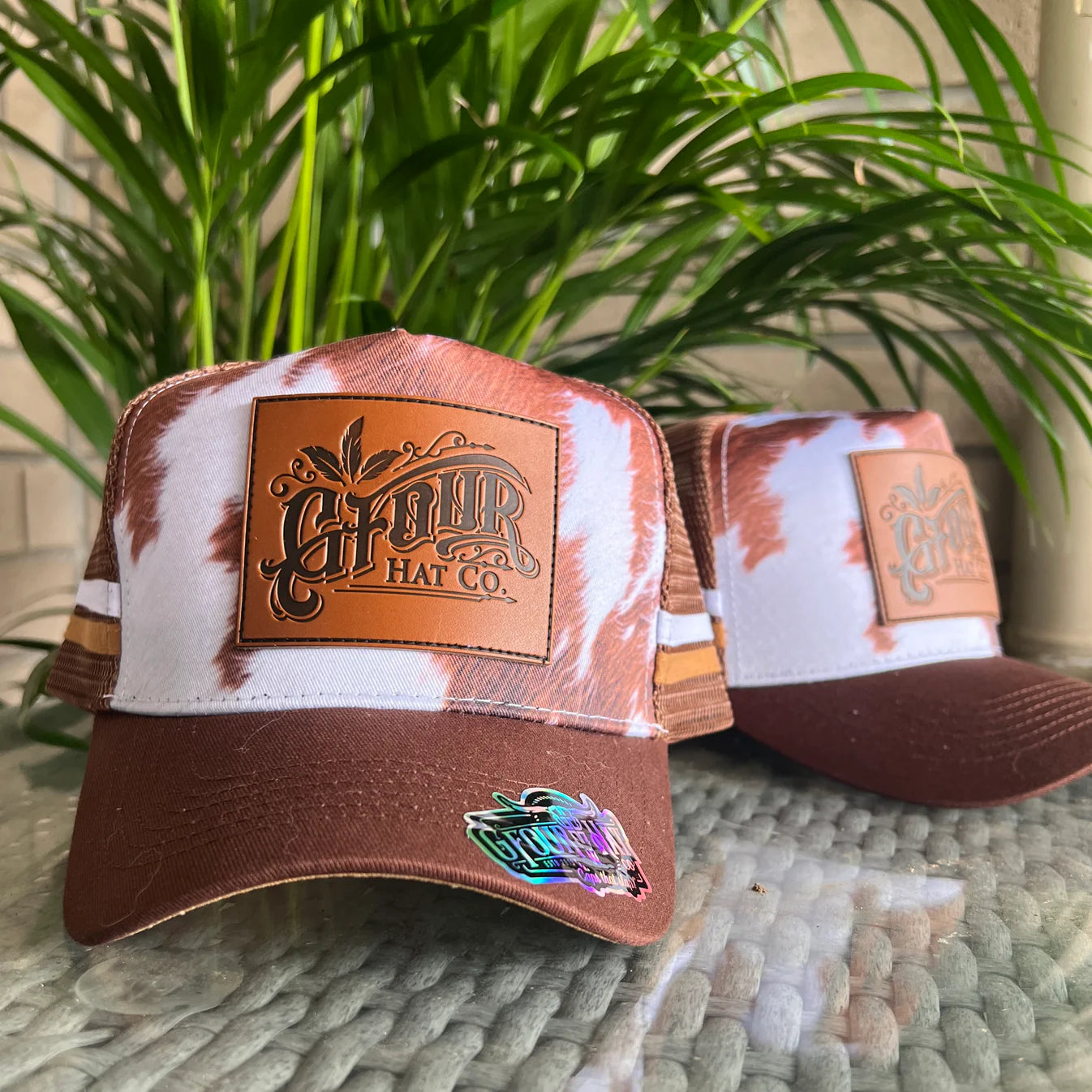 G Four leather Patch - Heifer