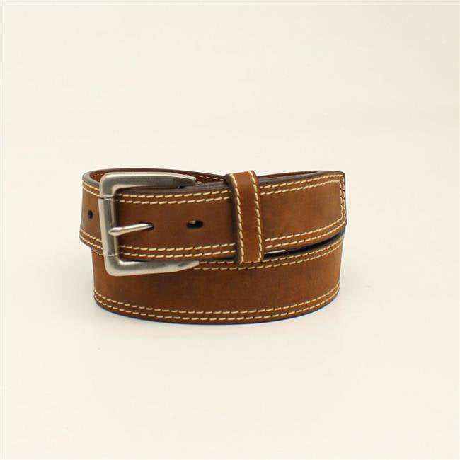 Ariat Single Piece Belt 1.5in Medium Brown