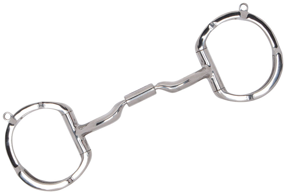 Myler Eggbutt With Hooks Low Port Comfort Snaffle Mb04