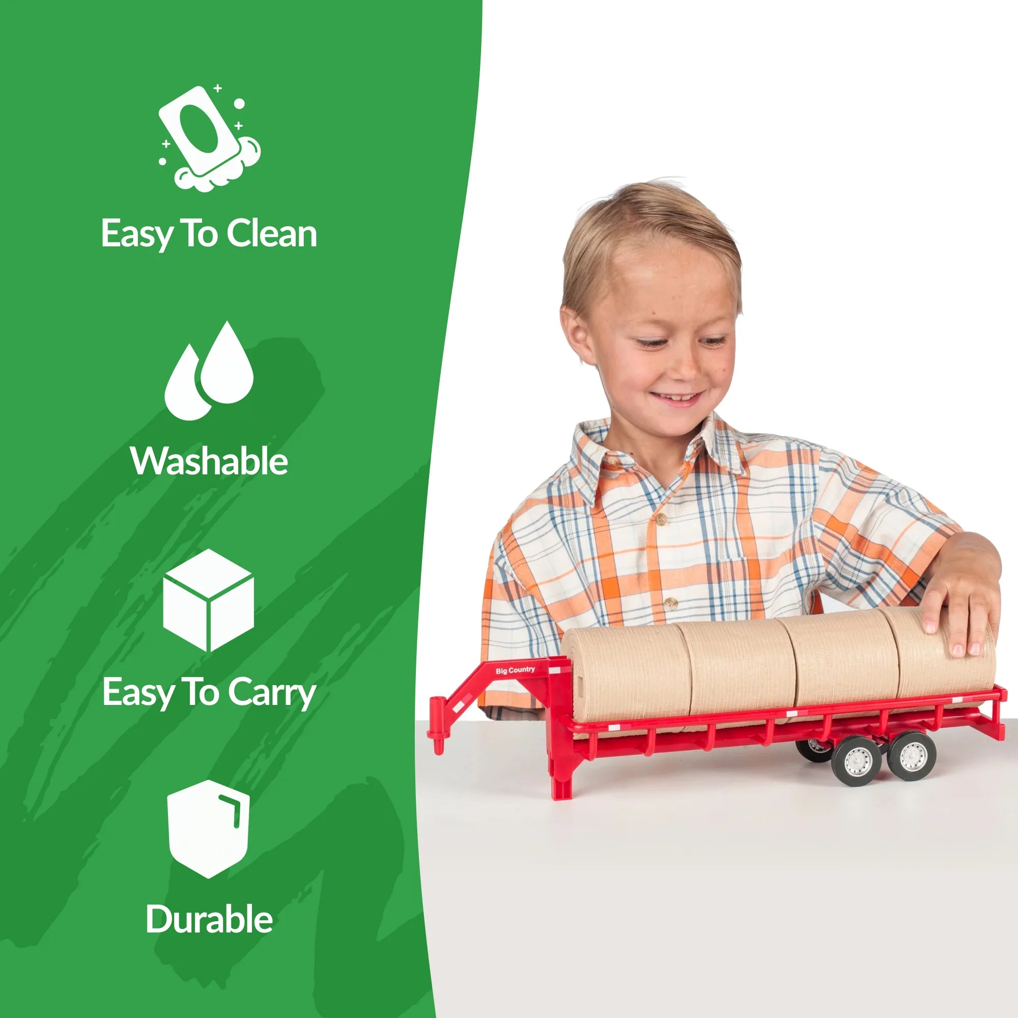 Big Country Toys - Hay Trailer Includes 4 Hay Bales